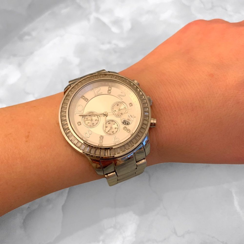 Silpada Finishing Touch Silver CZ Watch - Picture 3 of 7